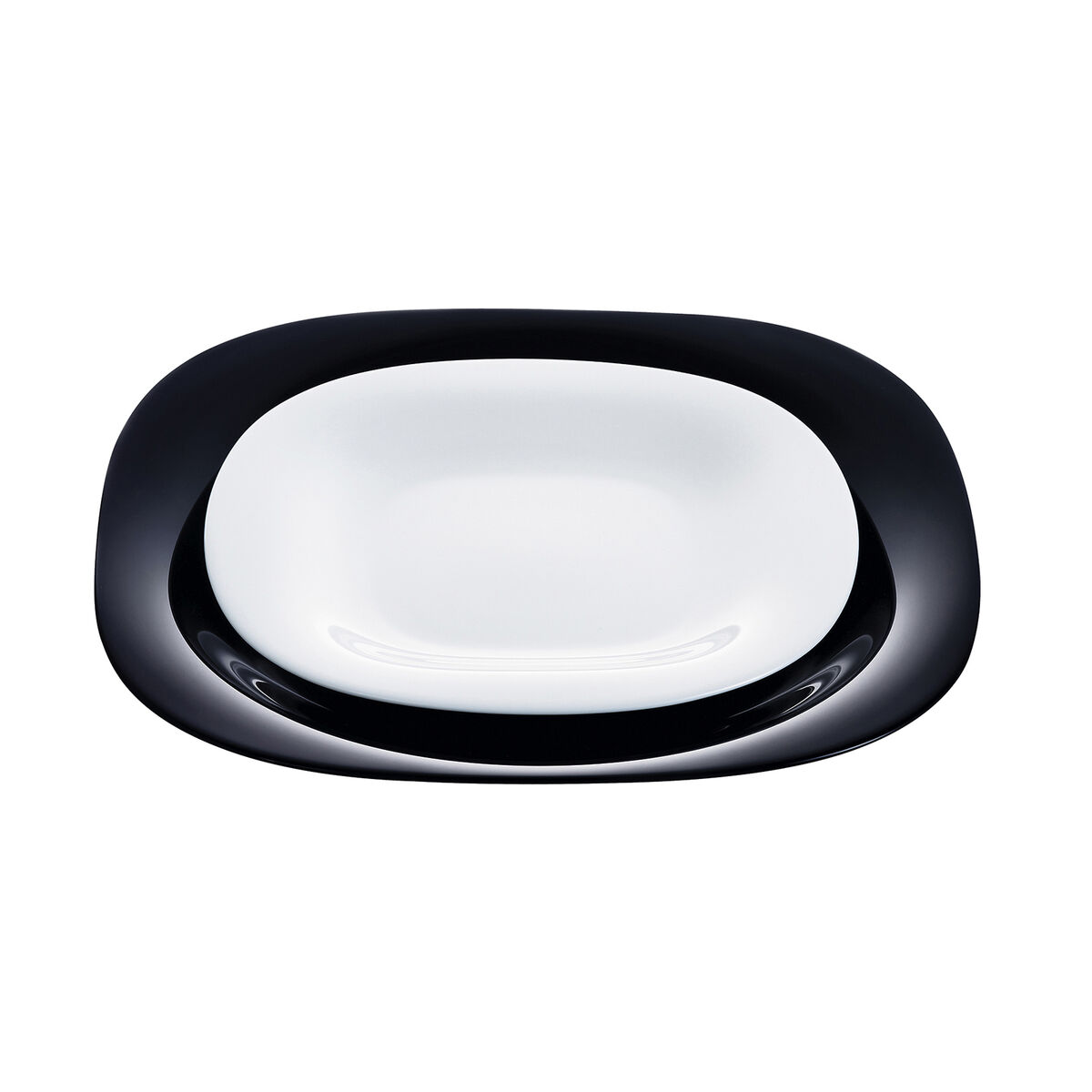 Tableware Luminarc Carine N&b White Black Glass 19 Pieces