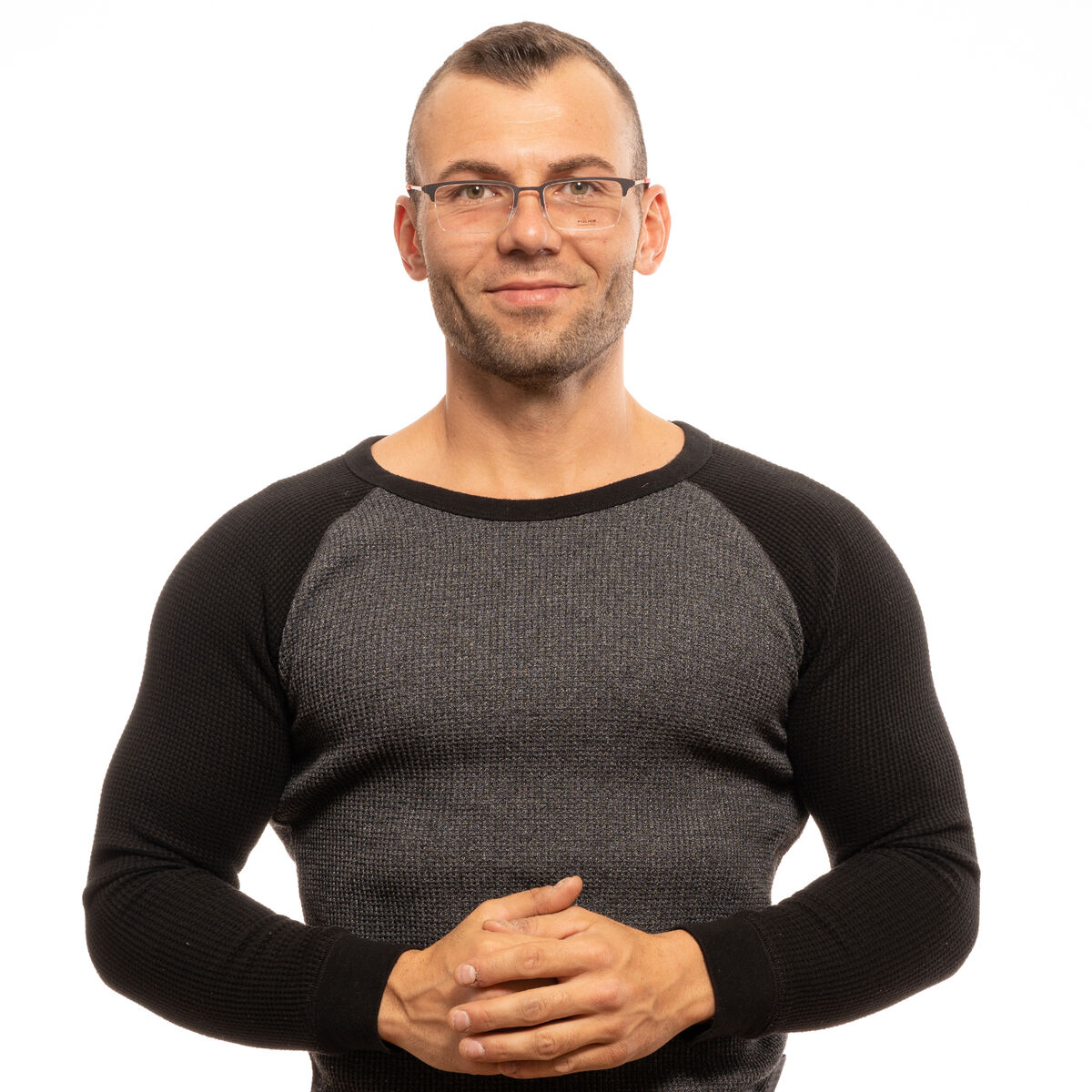 Men’ Spectacle frame Police VPL290-5301HG Grey Ø 53 mm