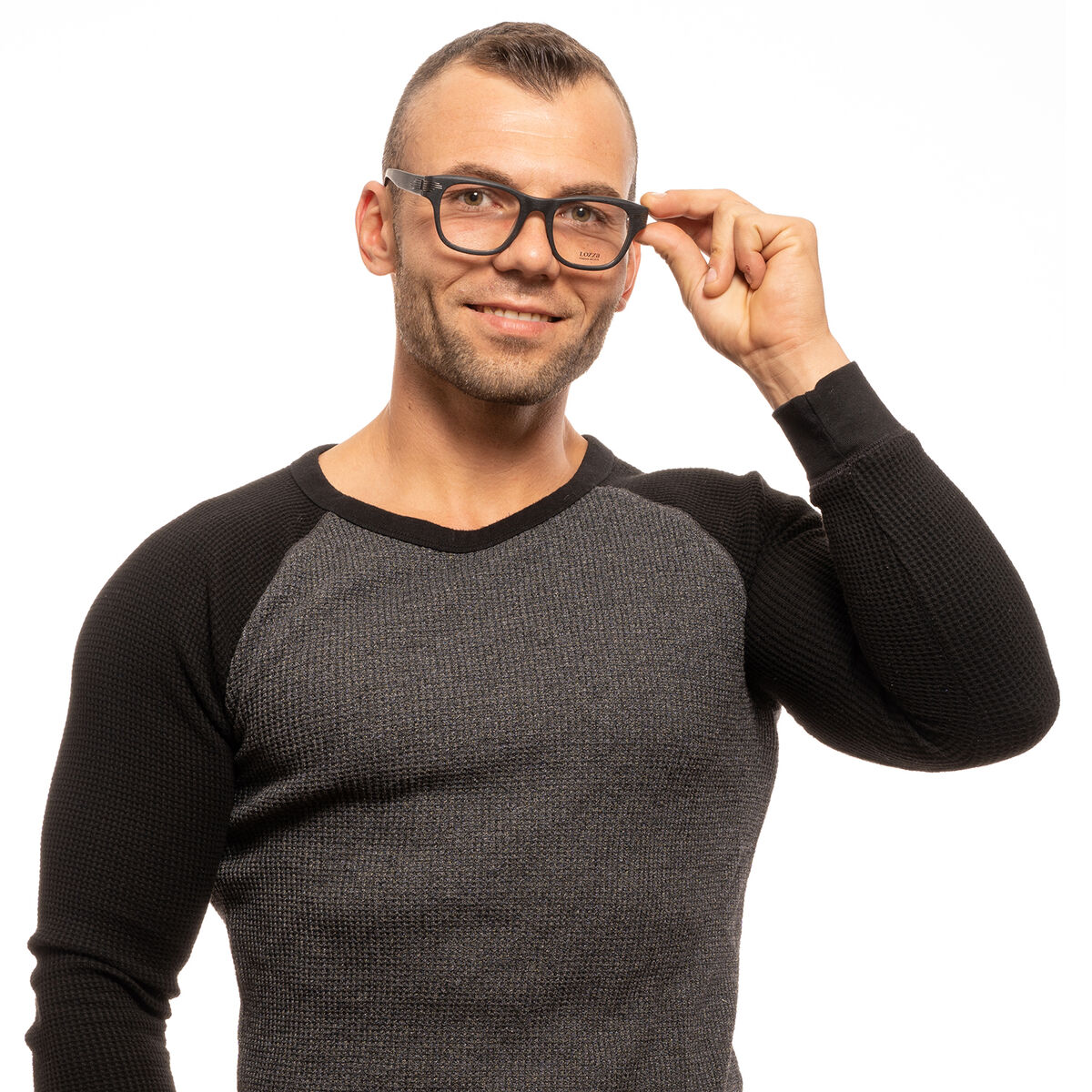 Unisex’ Spectacle frame Lozza VL4105 50BLKM