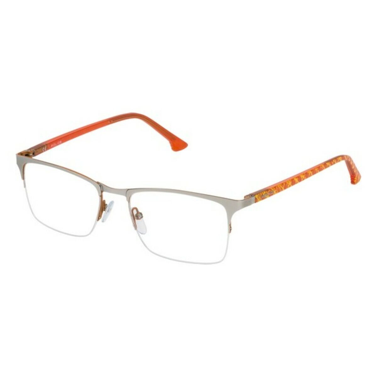 Men’ Spectacle frame Police VPL397540S34 Grey ø 54 mm