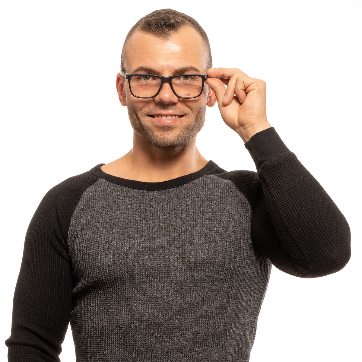 Men’ Spectacle frame Lozza VL4137 54BLKM