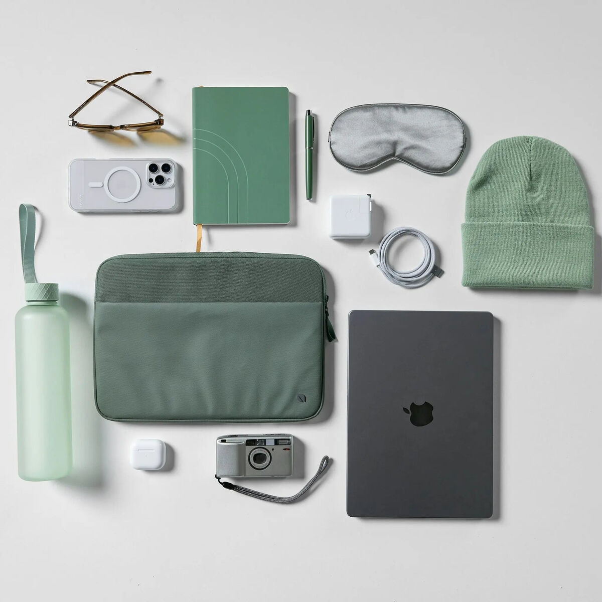 Laptop Cover Incase INCO400718-SIV Khaki