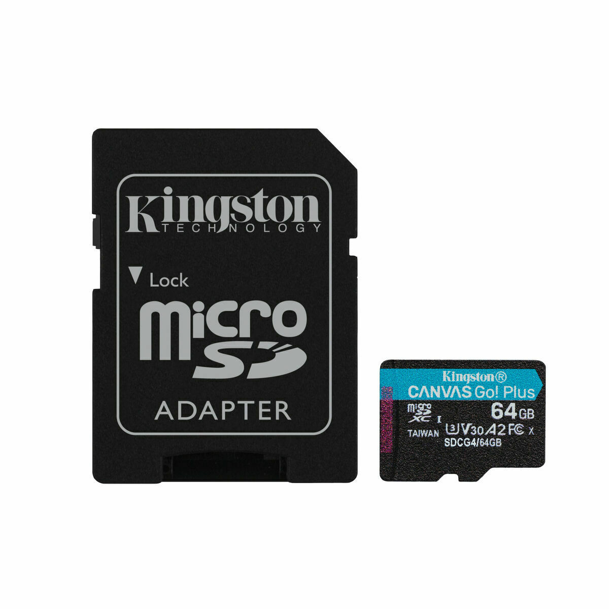 Micro SD Memory Card with Adaptor Kingston SDCG4/64GB 64 GB