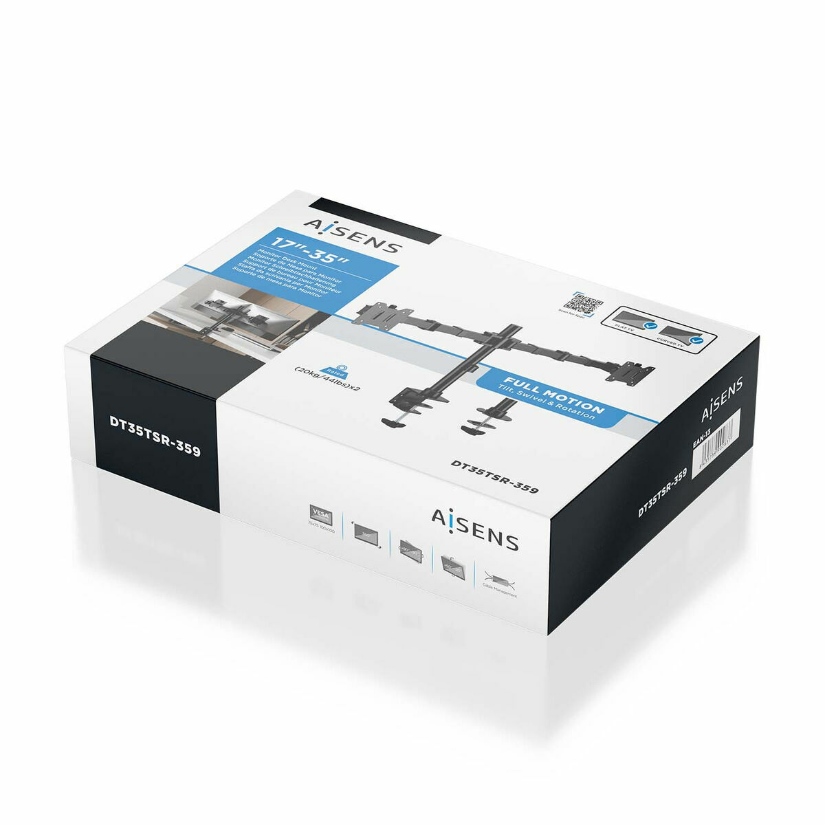 Screen Table Support Aisens DT35TSR-359 17″ 40 kg