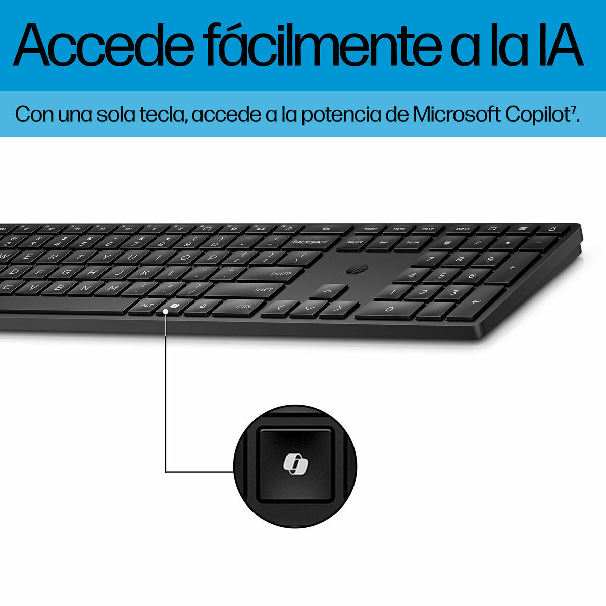 Keyboard and Mouse HP 4R009UT Black