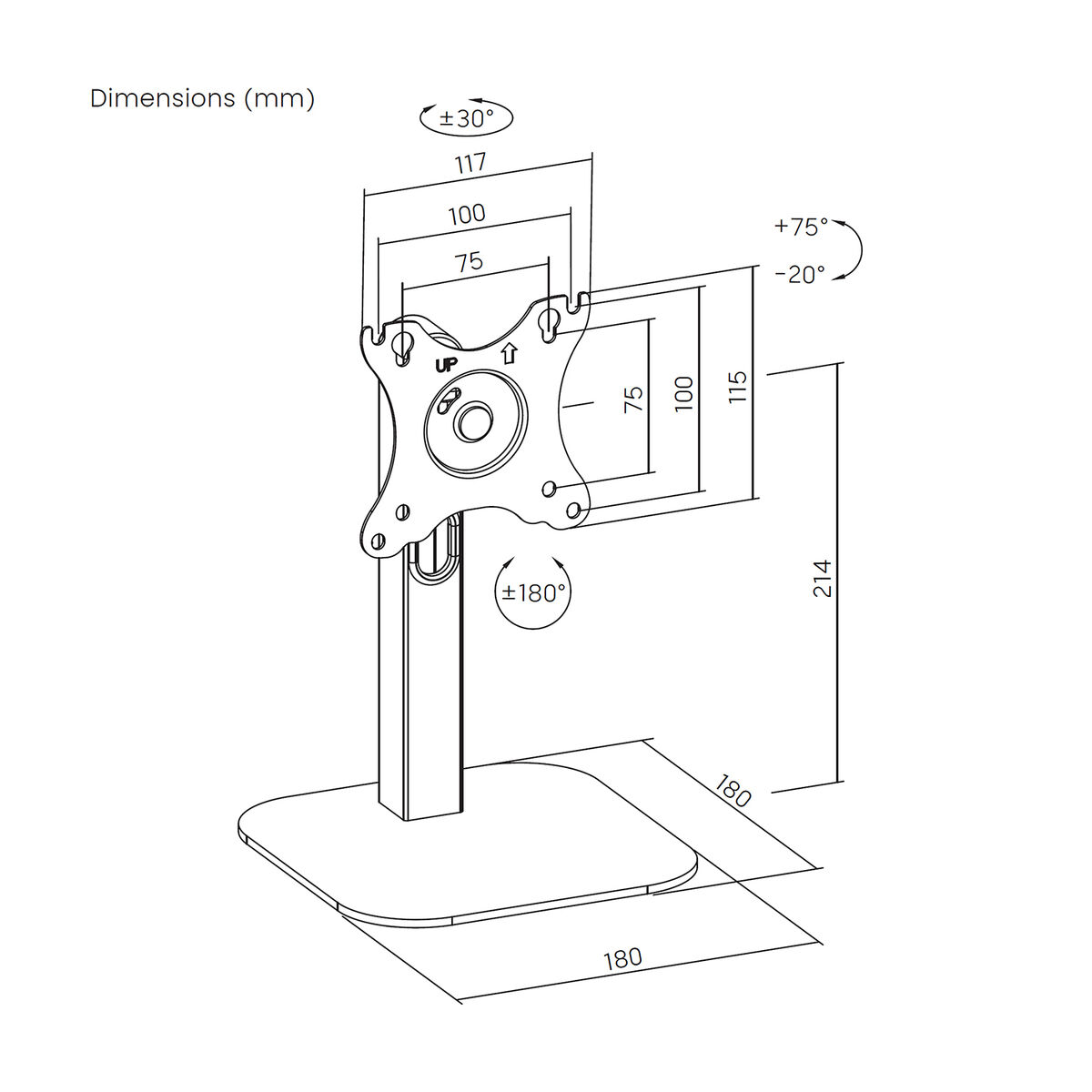 TV Mount Aisens DT24TSR-371 10″