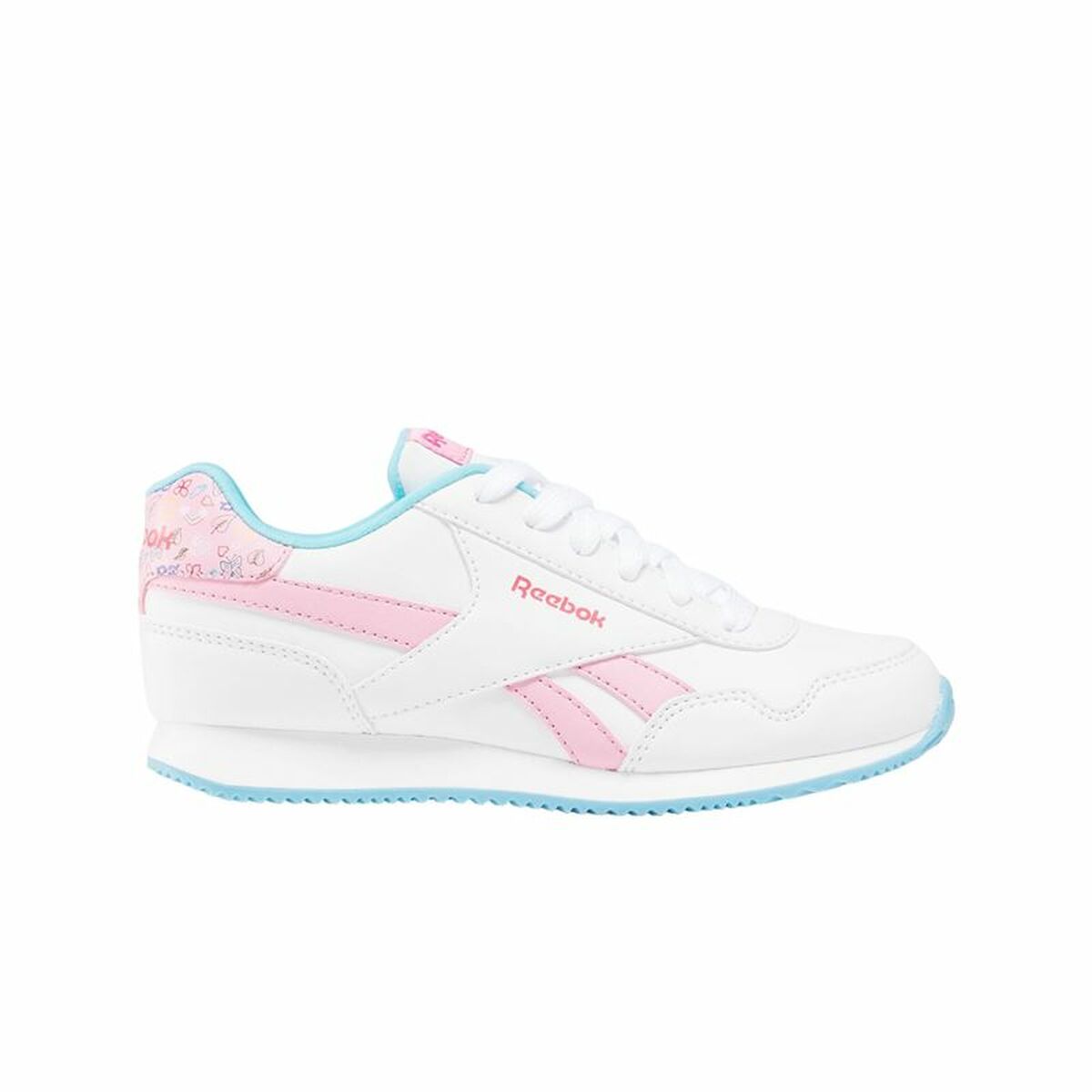 Sports Shoes for Kids Reebok Royal Cl Jog 3.0 White Pink