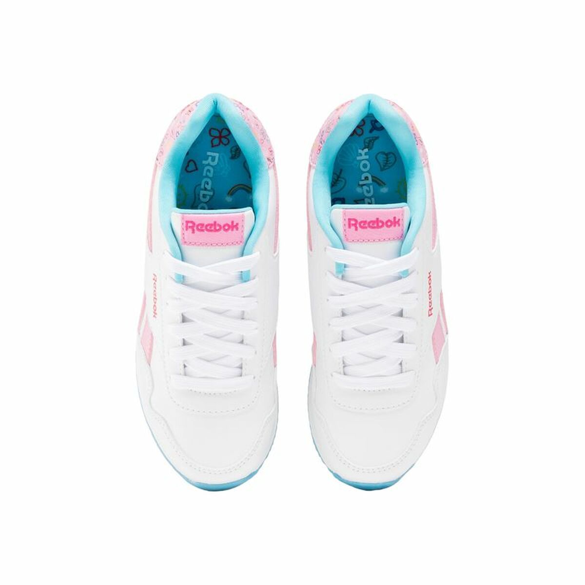 Sports Shoes for Kids Reebok Royal Cl Jog 3.0 White Pink