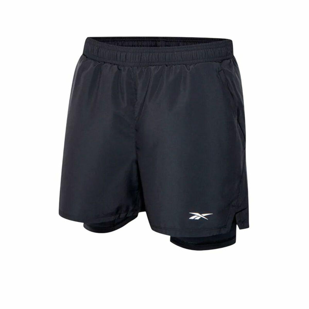Sports Shorts Reebok Athlete Hype 2-In-1 Black Sports Shorts Reebok Athlete Hype 2-In-1 Black