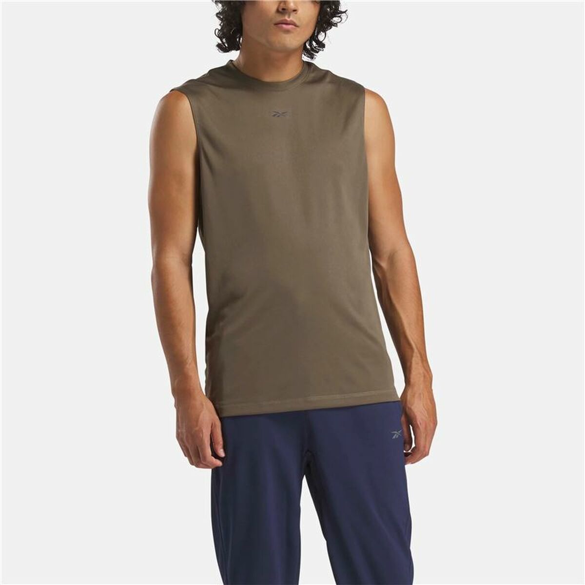 Men’s Sleeveless T-shirt Reebok Id Train Slvls Tech Brown