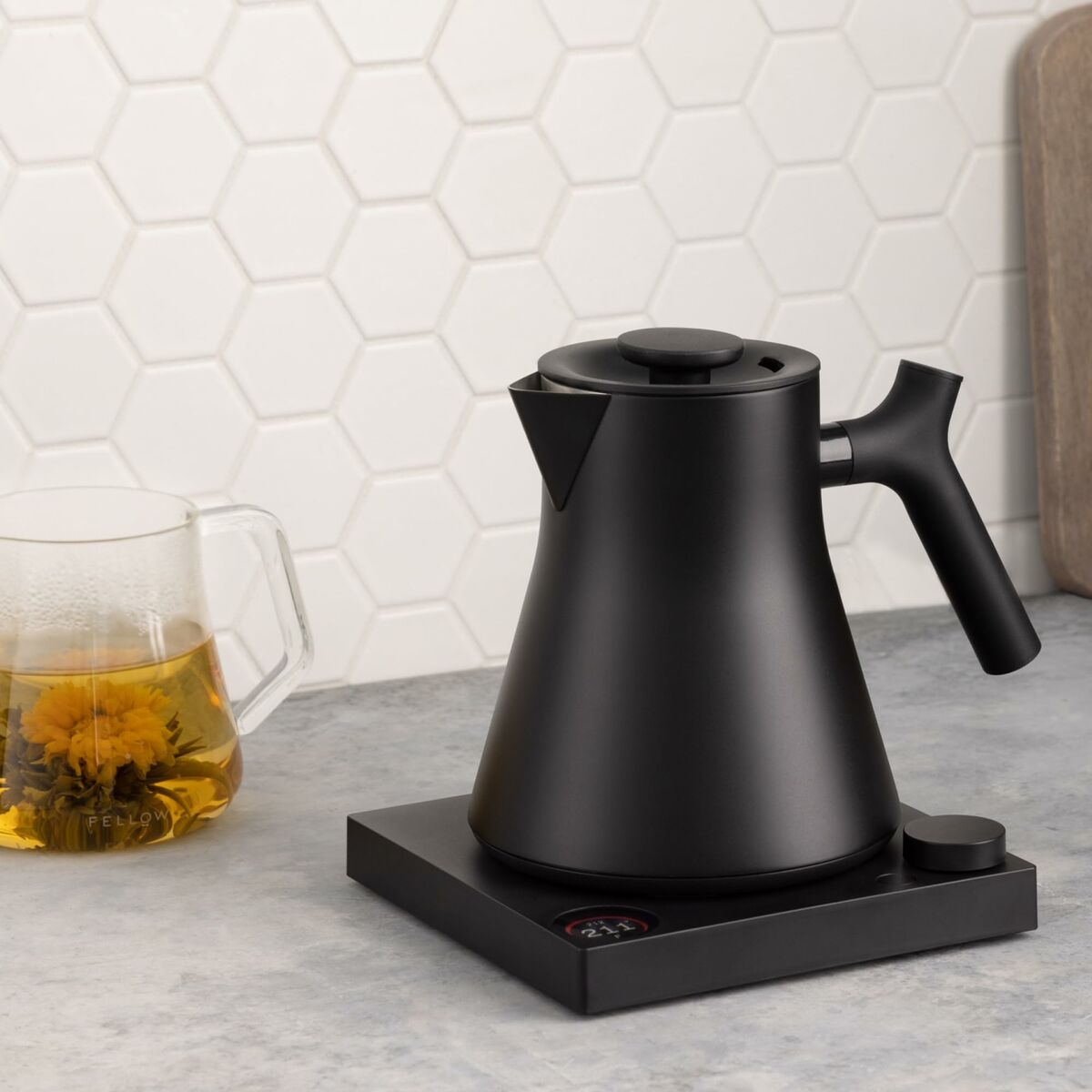 Kettle Fellow Black Stainless steel Plastic 1200 W 900 ml