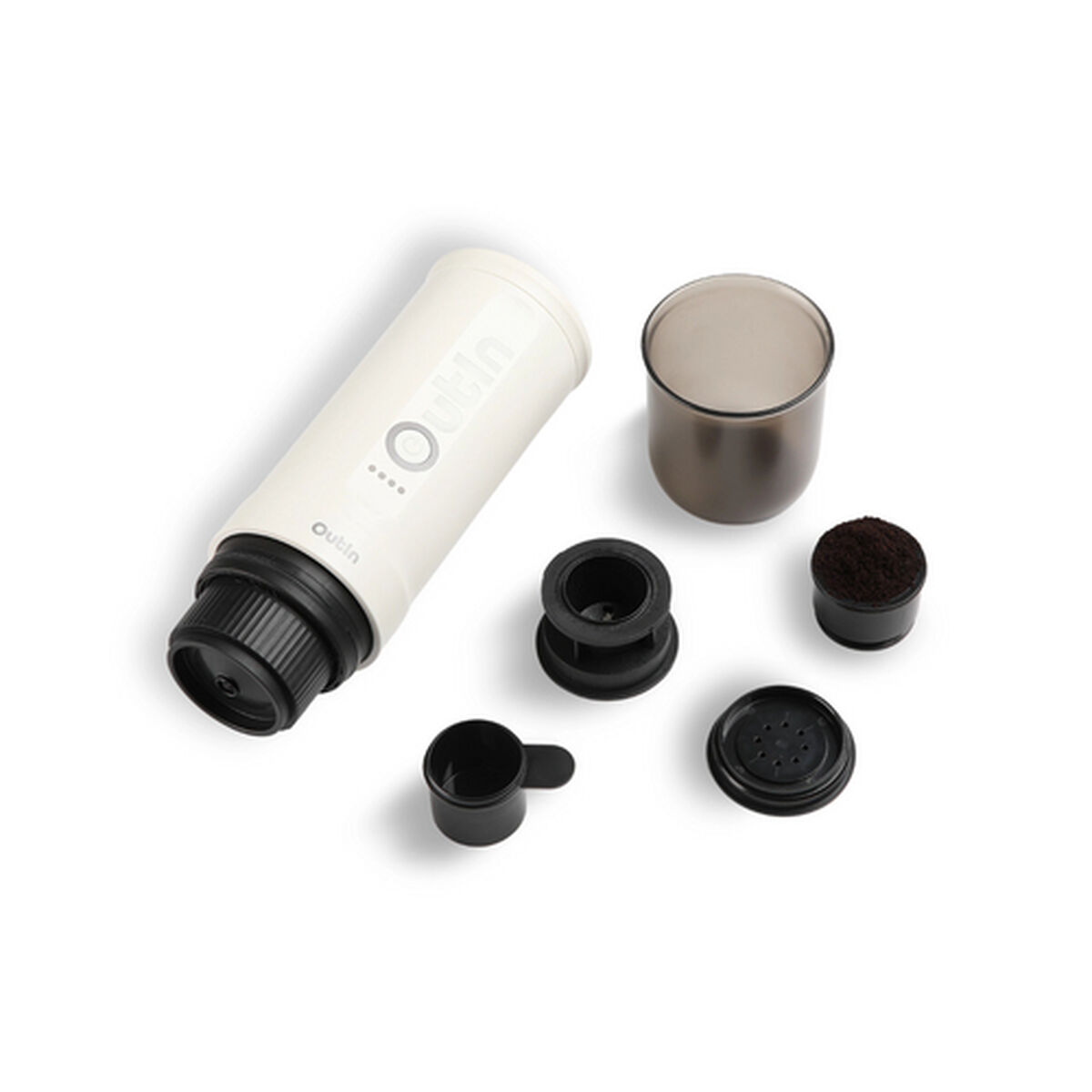 Portable Coffee Maker Outin OUTINWHITE White Stainless steel 50 ml 80 ml