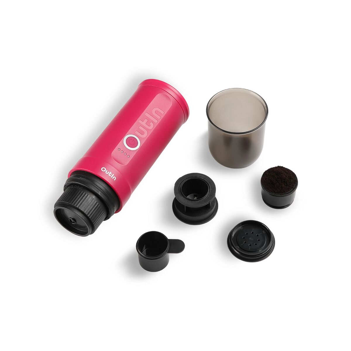 Portable Coffee Maker Outin OUTINPINK Stainless steel 50 ml 80 ml