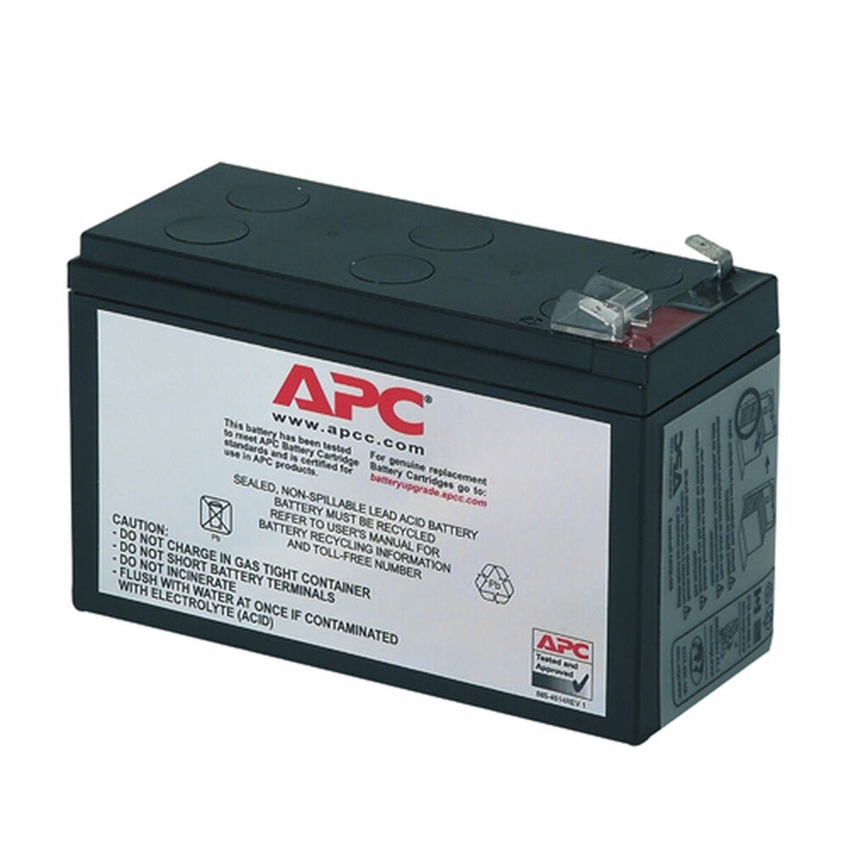 Battery for Uninterruptible Power Supply System UPS APC RBC2 Battery for Uninterruptible Power Supply System UPS APC RBC2