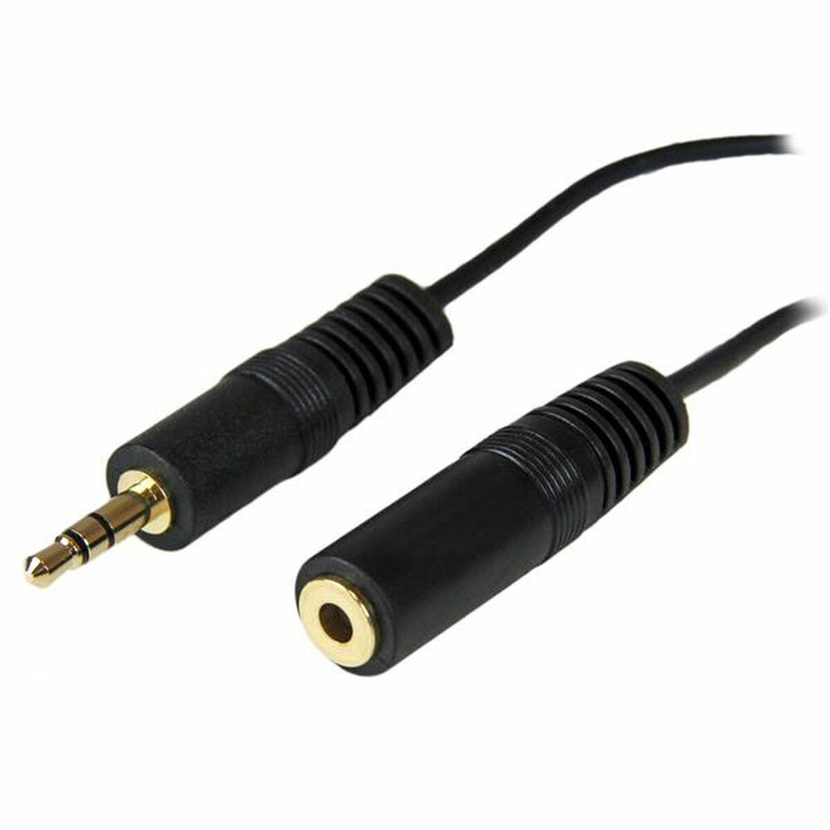 Jack Extension Cable (3.5 mm) Startech MU12MF 3,7 m Black Jack Extension Cable (3.5 mm) Startech MU12MF 3,7 m Black