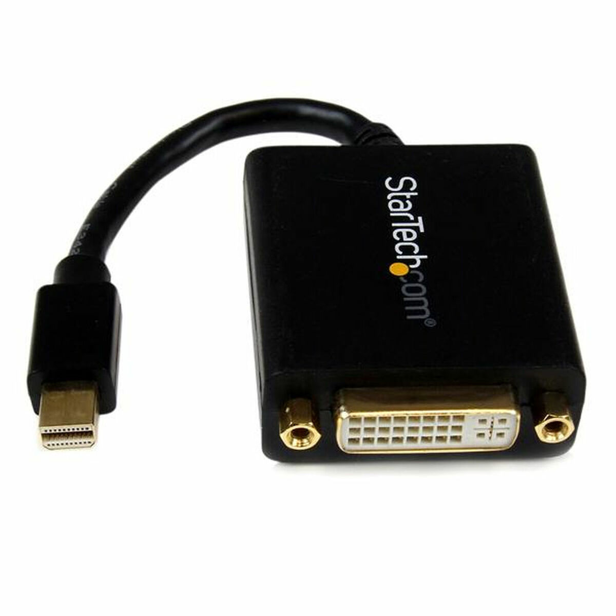 Mini DisplayPort to DVI Adapter Startech MDP2DVI Black 0,13 m Mini DisplayPort to DVI Adapter Startech MDP2DVI Black 0,13 m