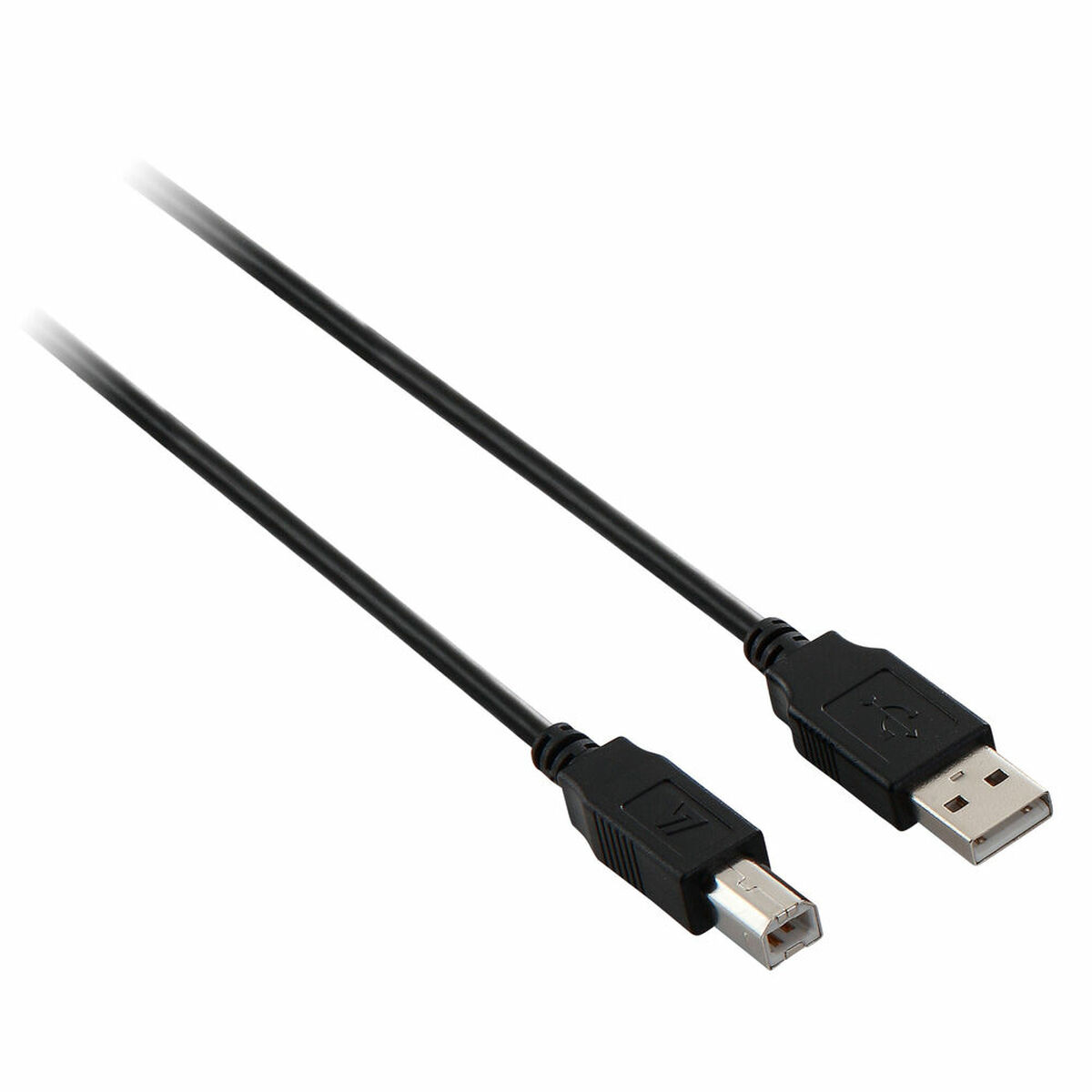 USB A to USB B Cable V7 V7E2USB2AB-1.8M Black