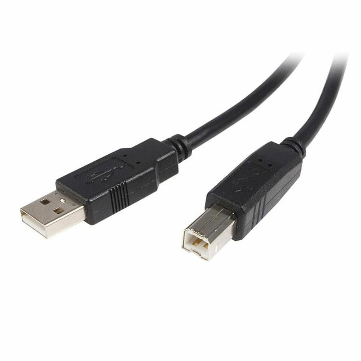 USB A to USB B Cable Startech USB2HAB1M Black USB A to USB B Cable Startech USB2HAB1M Black