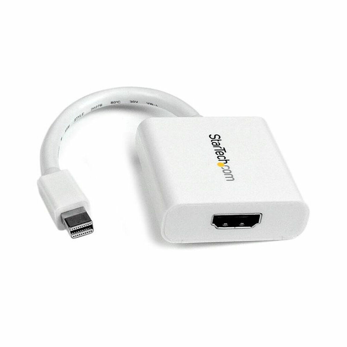 Mini Display Port to HDMI Adapter Startech MDP2HDW White Mini Display Port to HDMI Adapter Startech MDP2HDW White