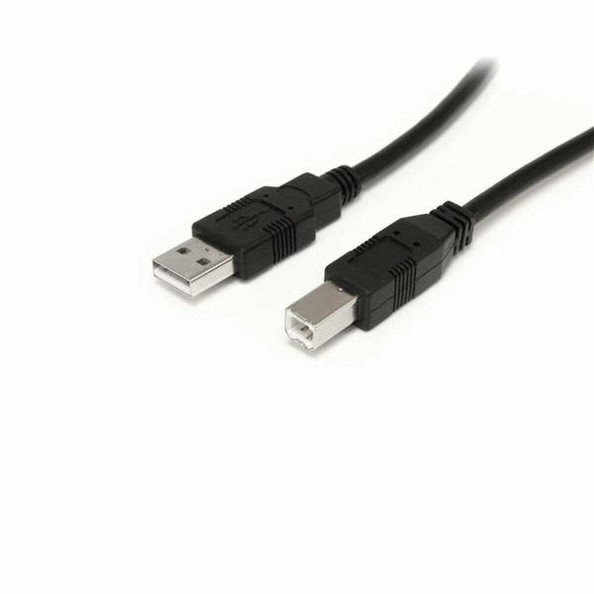 USB A to USB B Cable Startech USB2HAB30AC Black USB A to USB B Cable Startech USB2HAB30AC Black