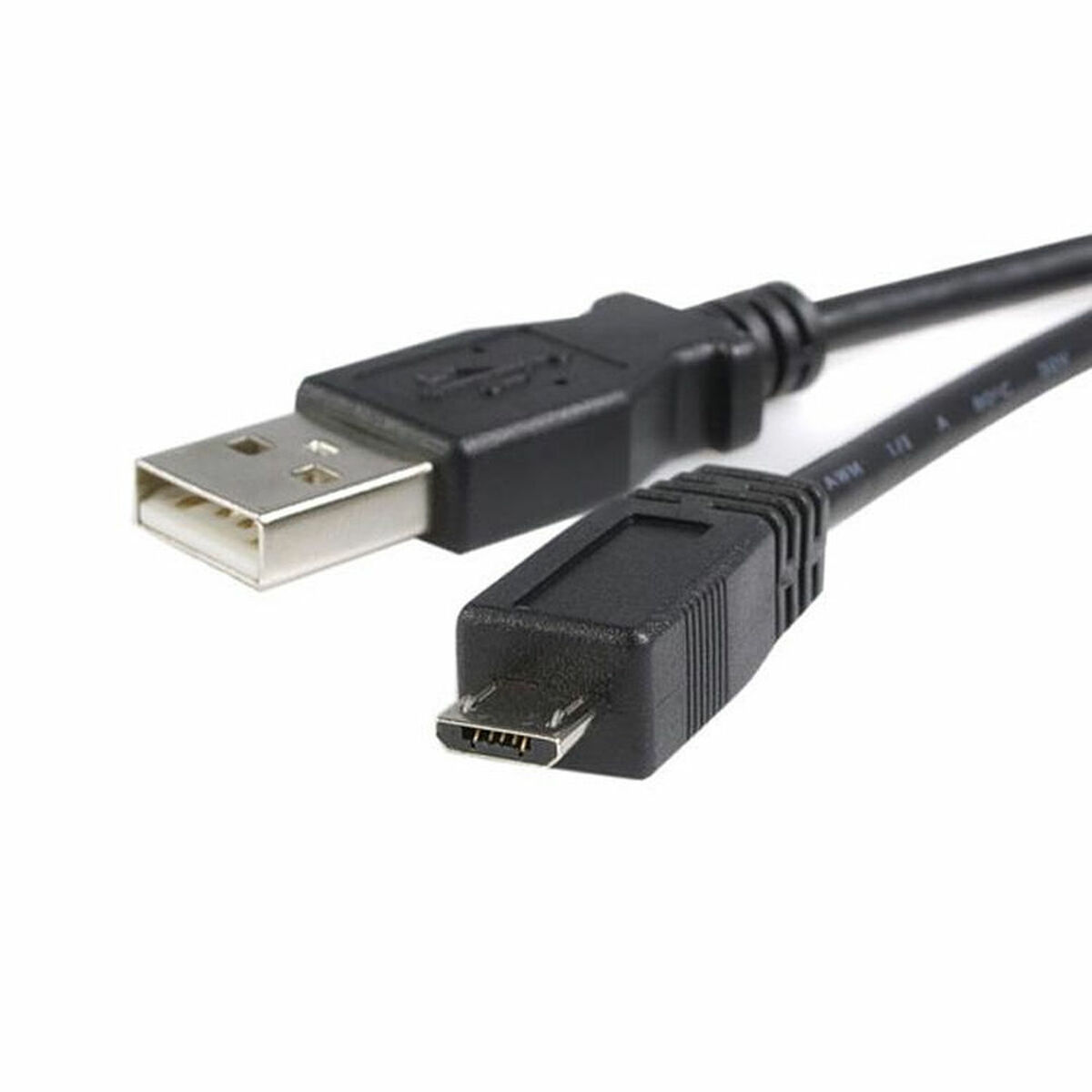 Cable Micro USB Startech UUSBHAUB3M USB A Micro USB B Black Cable Micro USB Startech UUSBHAUB3M USB A Micro USB B Black