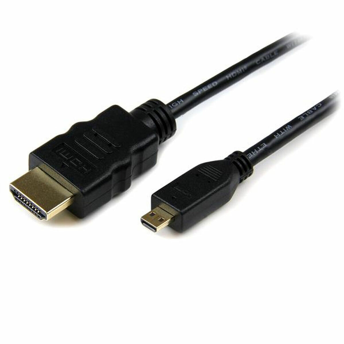 HDMI Cable Startech HDADMM1M Black 1 m HDMI Cable Startech HDADMM1M Black 1 m