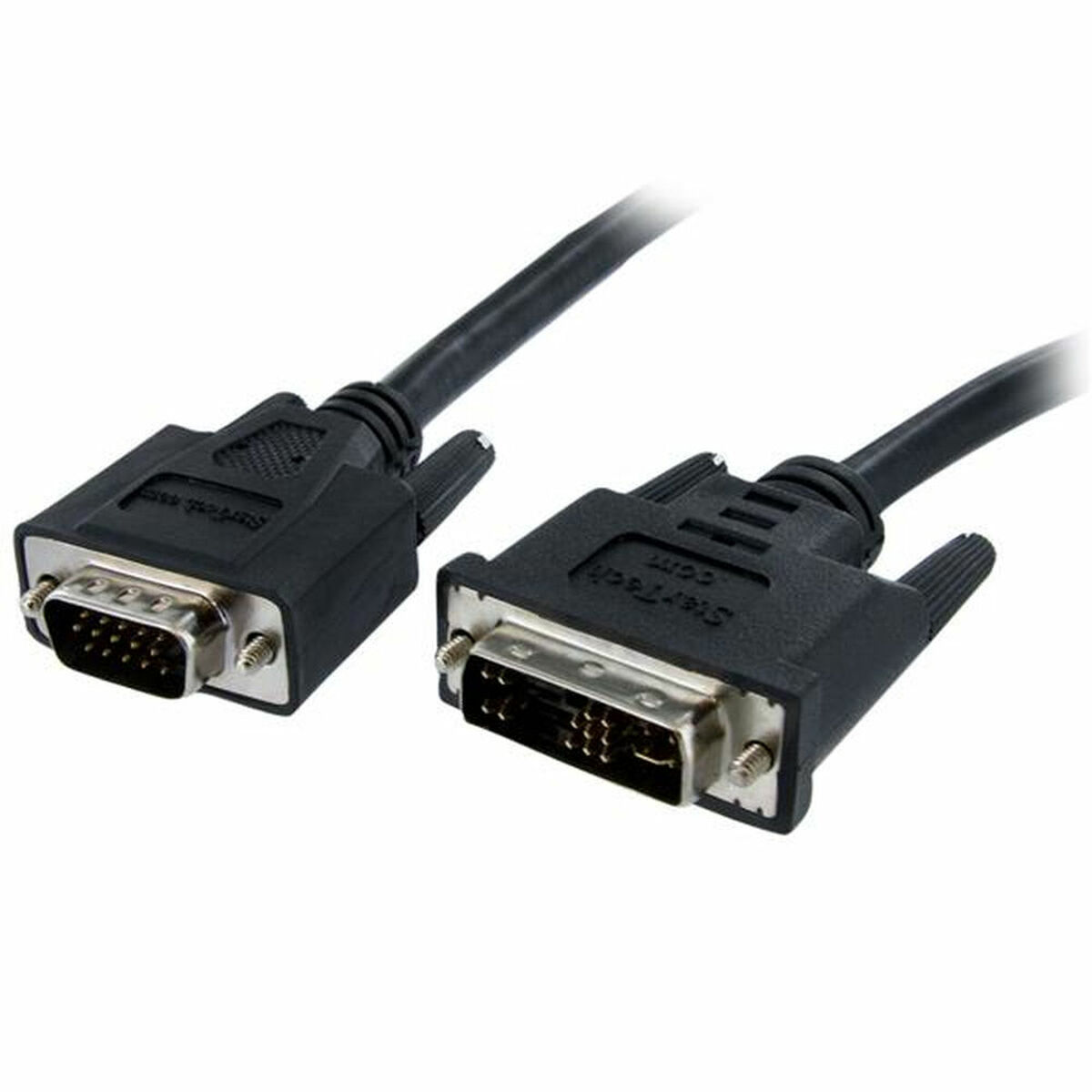 VGA to DVI Adapter Startech DVIVGAMM2M (2 m) Black VGA to DVI Adapter Startech DVIVGAMM2M (2 m) Black