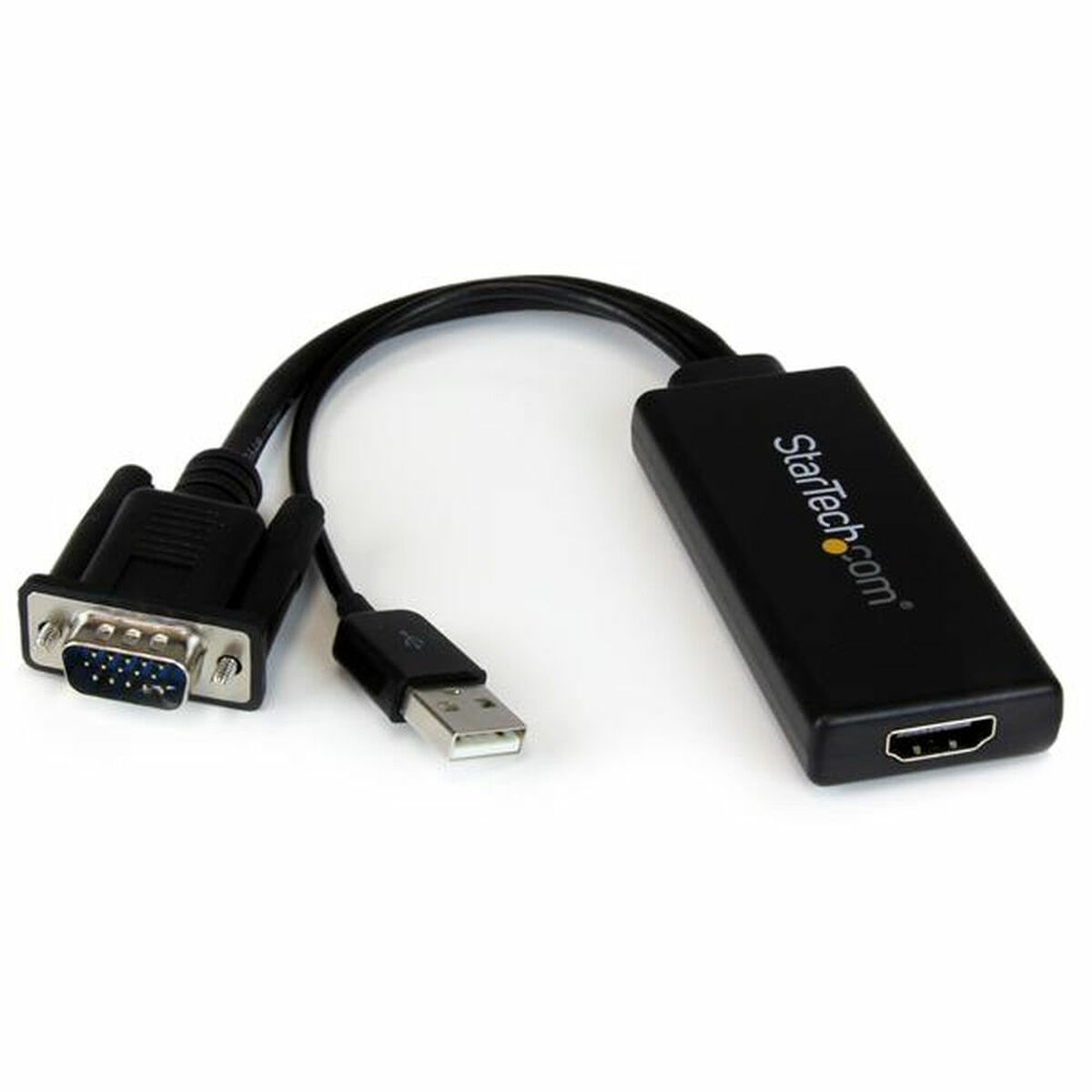 HDMI to VGA Adapter Startech VGA2HDU Black HDMI to VGA Adapter Startech VGA2HDU Black