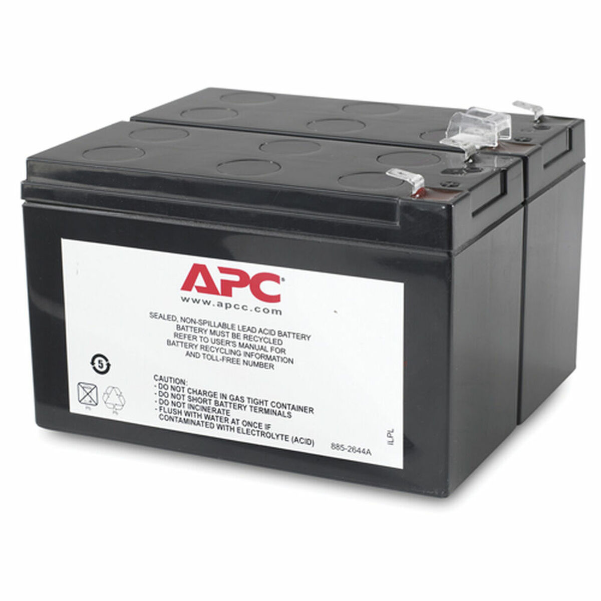 Battery for Uninterruptible Power Supply System UPS APC APCRBC113 Battery for Uninterruptible Power Supply System UPS APC APCRBC113