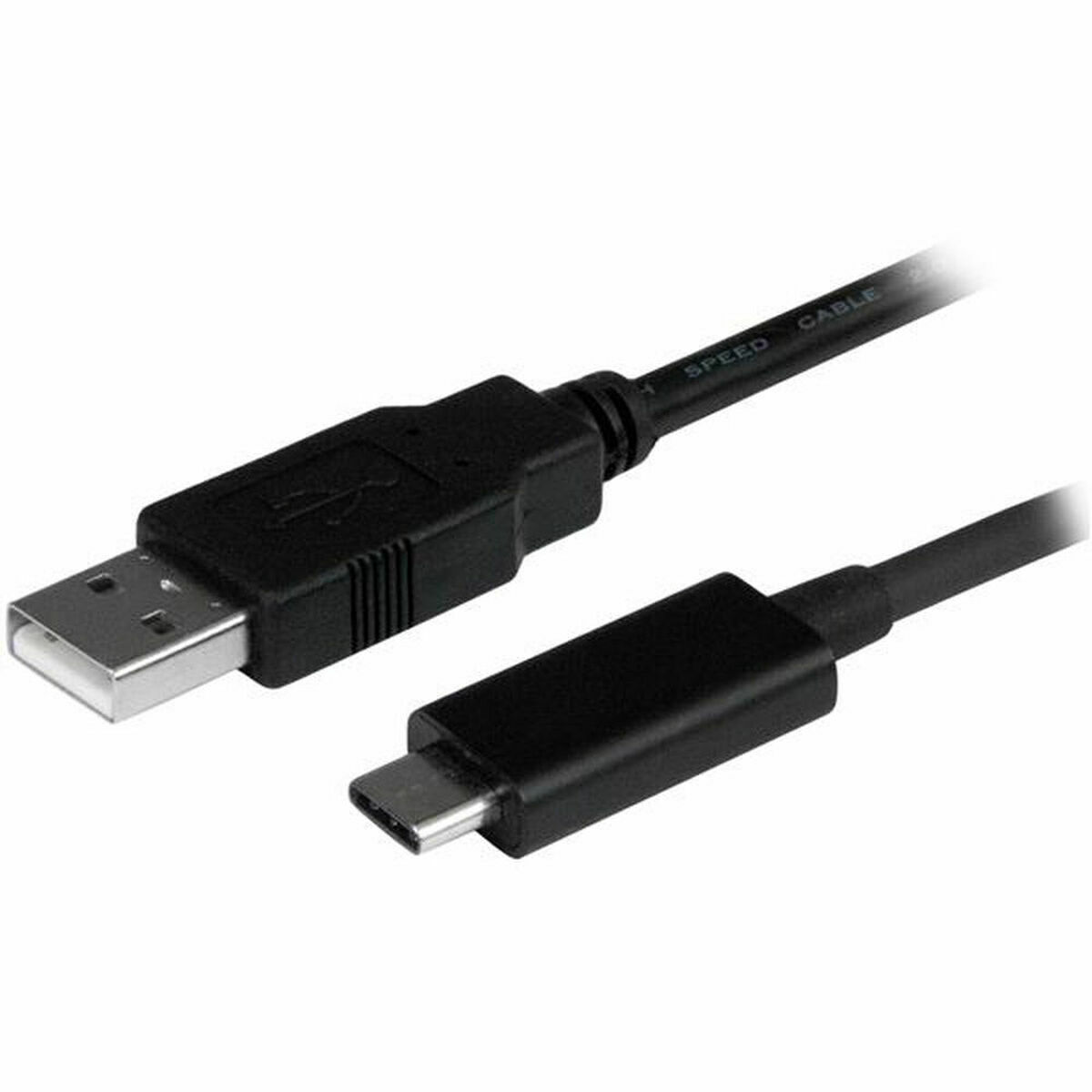 USB A to USB C Cable Startech USB2AC1M USB C Black USB A to USB C Cable Startech USB2AC1M USB C Black