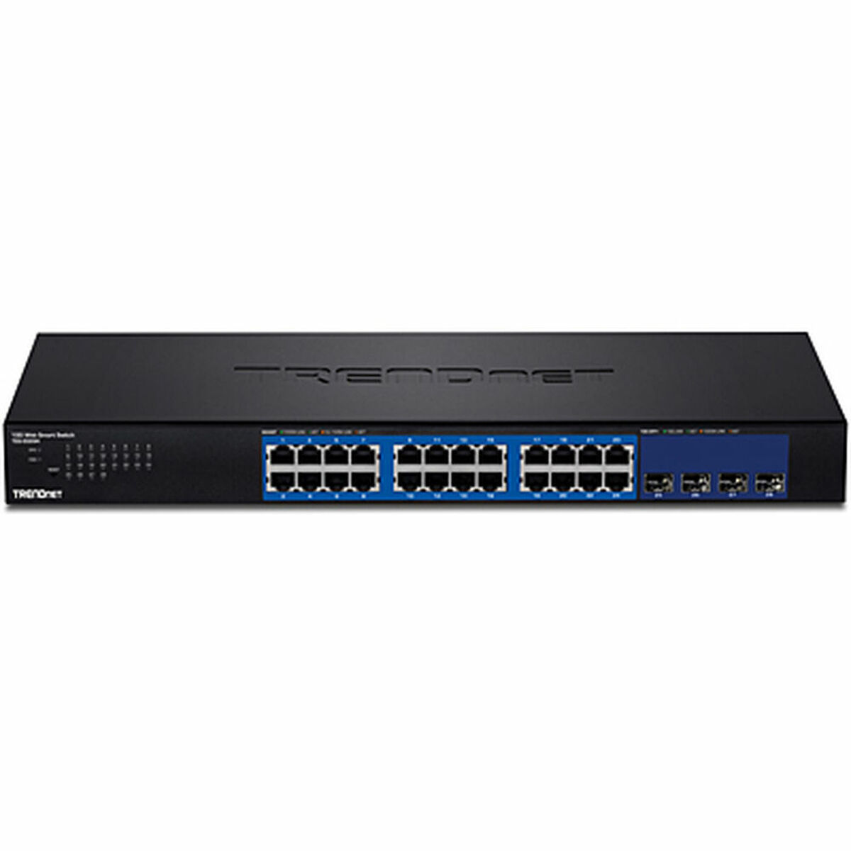 Switch Trendnet TEG-30284 1000 Mbit/s Black Switch Trendnet TEG-30284 1000 Mbit/s Black