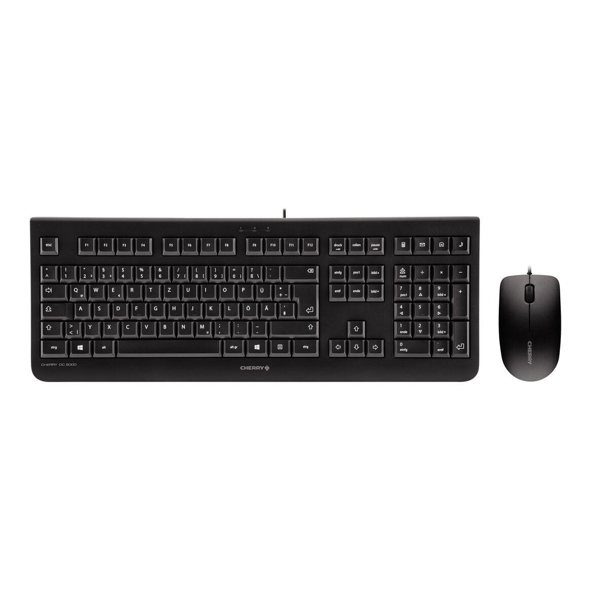 Keyboard and Mouse Cherry DC 2000 Black Spanish Qwerty