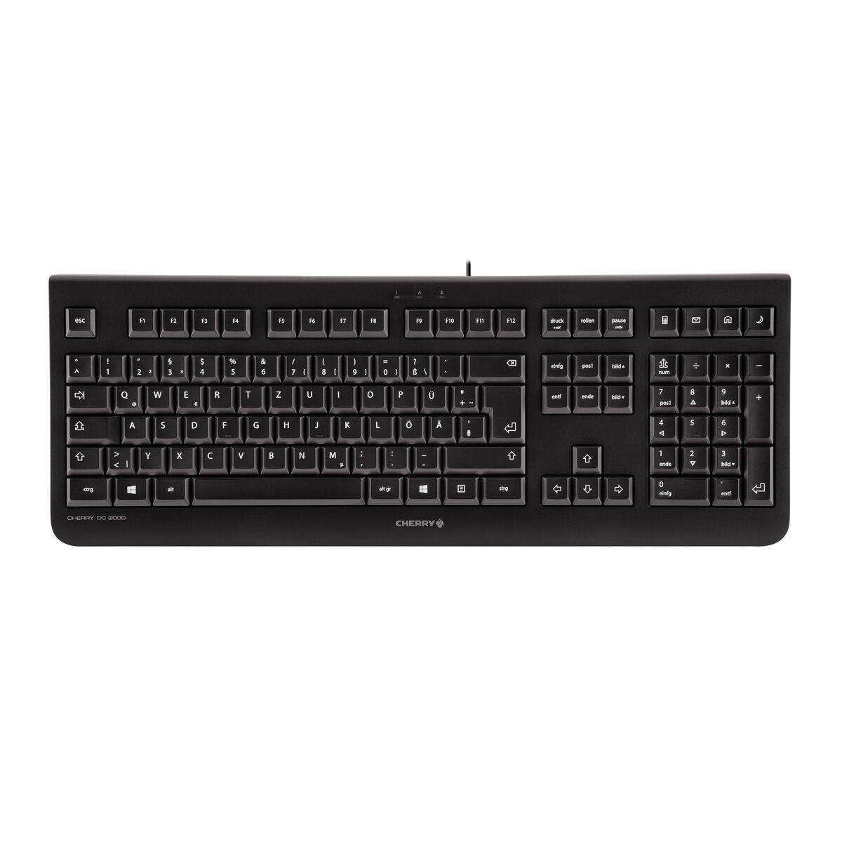 Keyboard and Mouse Cherry DC 2000 Black Spanish Qwerty