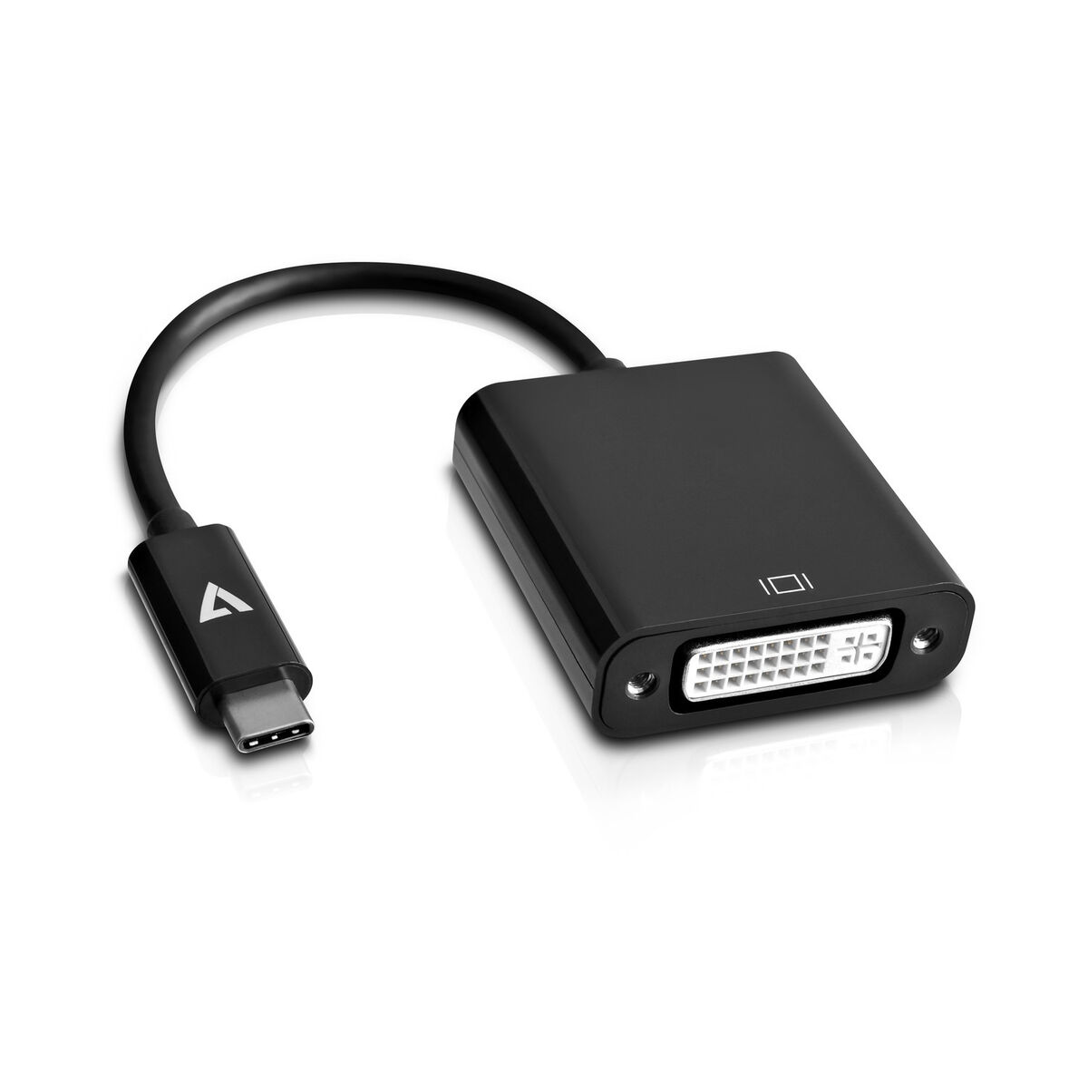 USB-C to DVI Adapter V7 V7UCDVI-BLK-1N USB-C to DVI Adapter V7 V7UCDVI-BLK-1N
