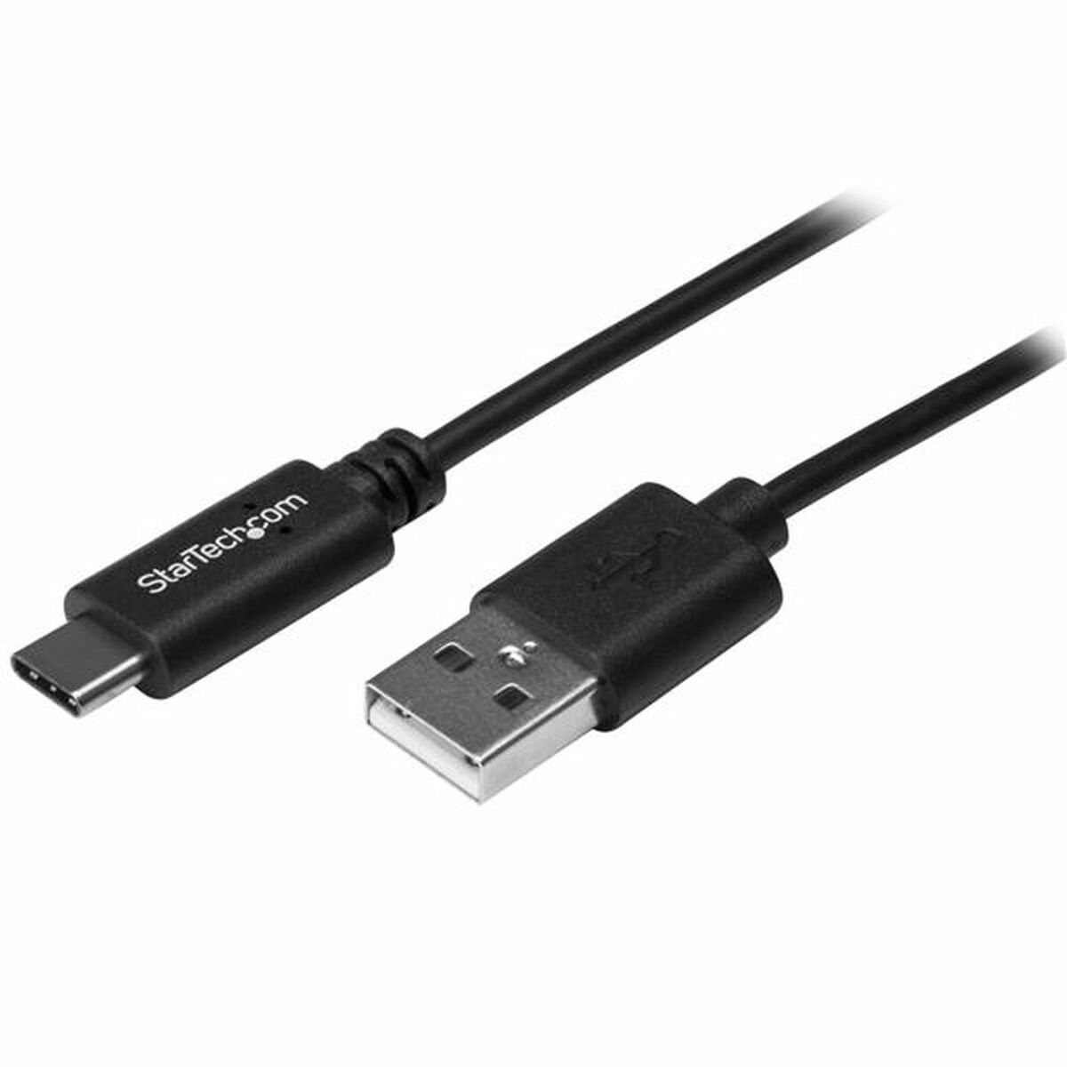 USB A to USB C Cable Startech USB2AC50CM 0,5 m Black USB A to USB C Cable Startech USB2AC50CM 0,5 m Black