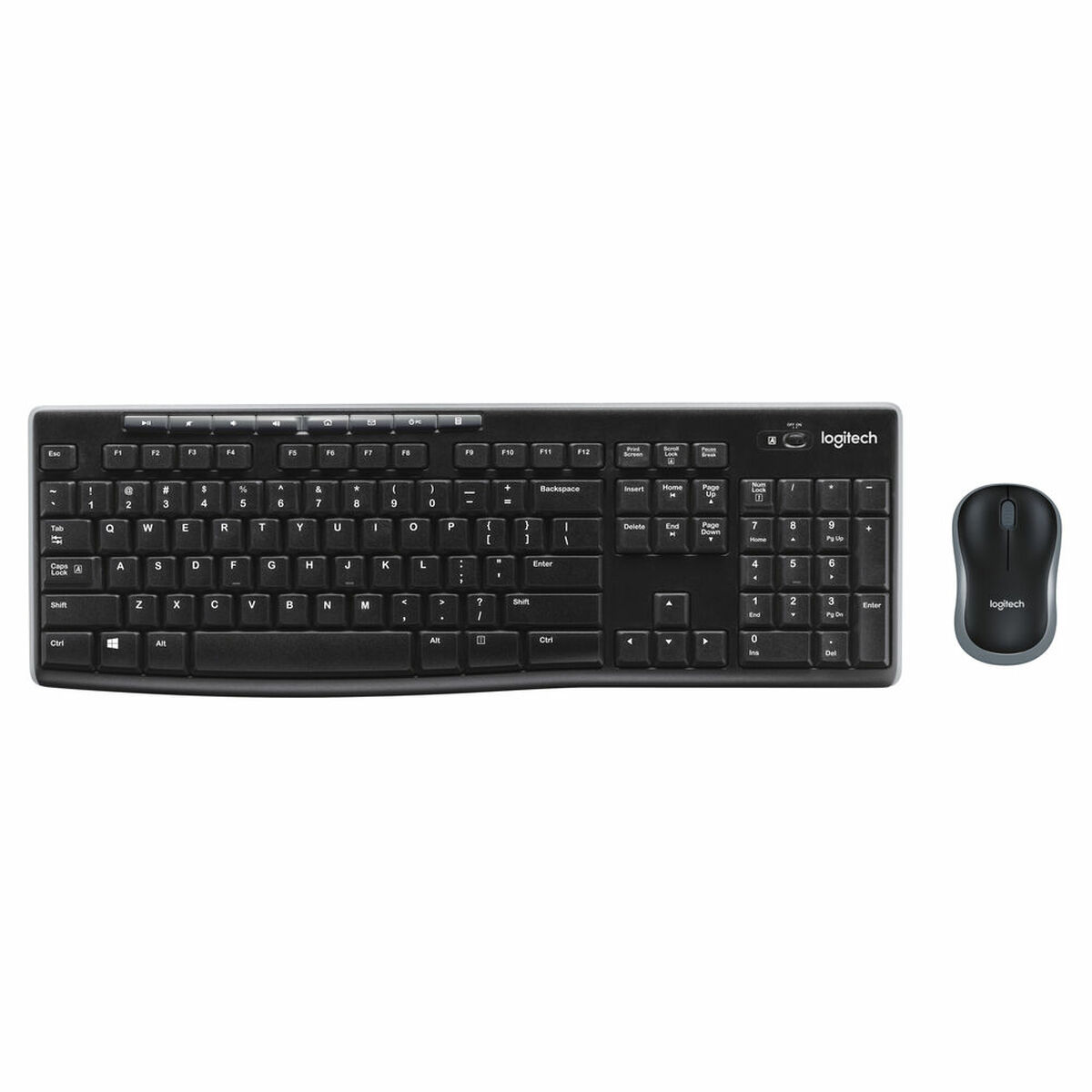 Keyboard and Wireless Mouse Logitech MK270 QWERTY English Keyboard and Wireless Mouse Logitech MK270 QWERTY English