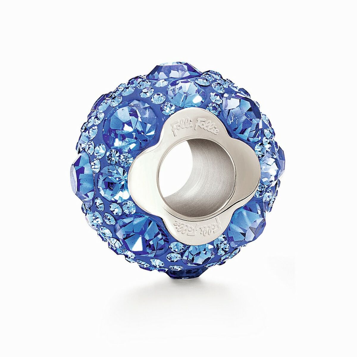 Ladies’ Beads Folli Follie 3P13F018U Blue 1 cm