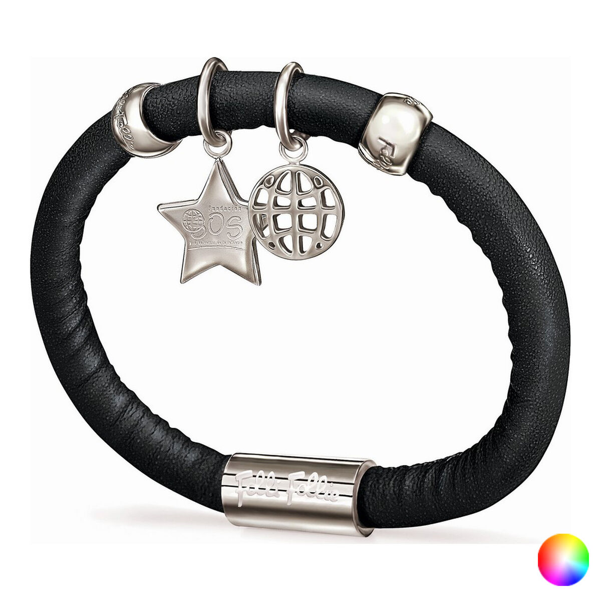 Ladies’ Bracelet Folli Follie 1B13F046 16 cm