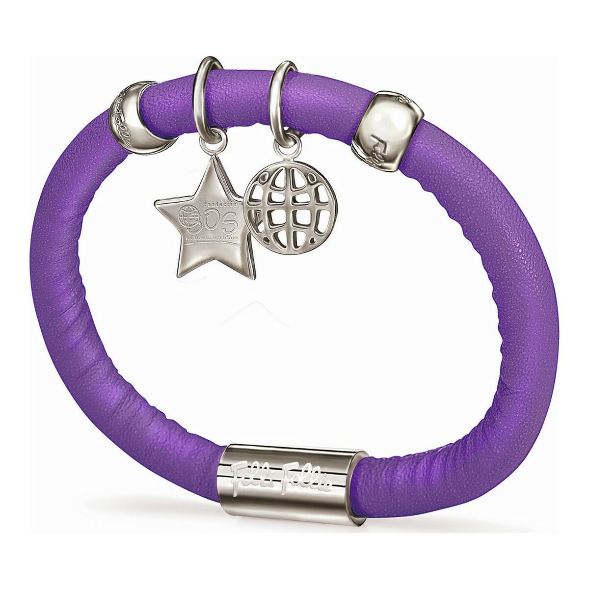 Ladies’ Bracelet Folli Follie 1B13F046 16 cm