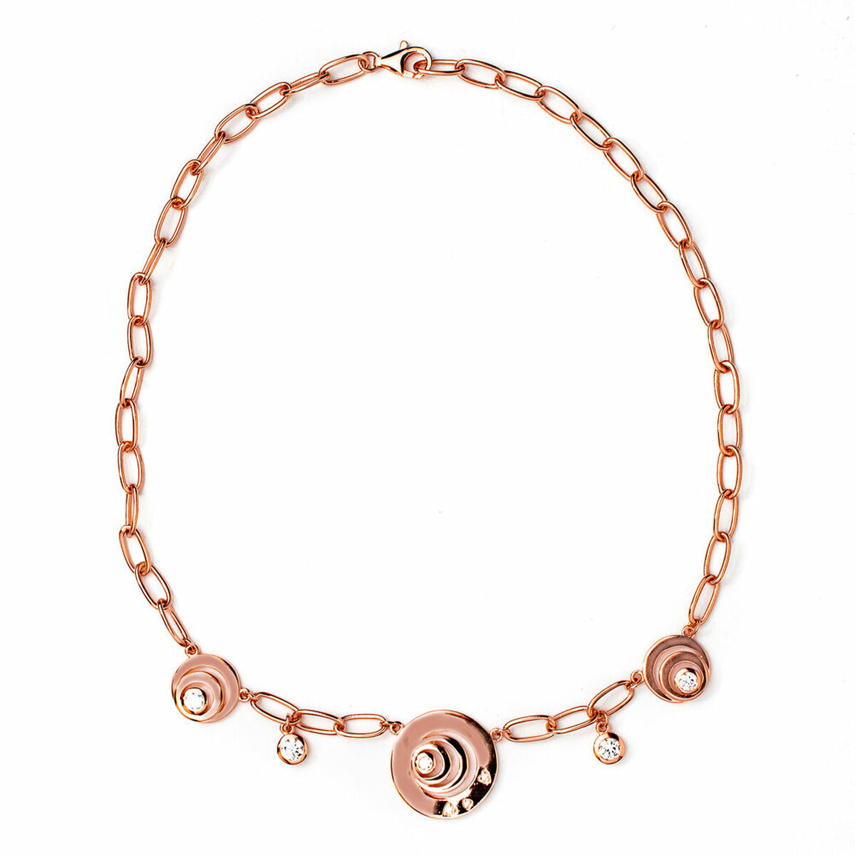 Ladies’ Necklace Folli Follie 3N9S059RC 23 cm