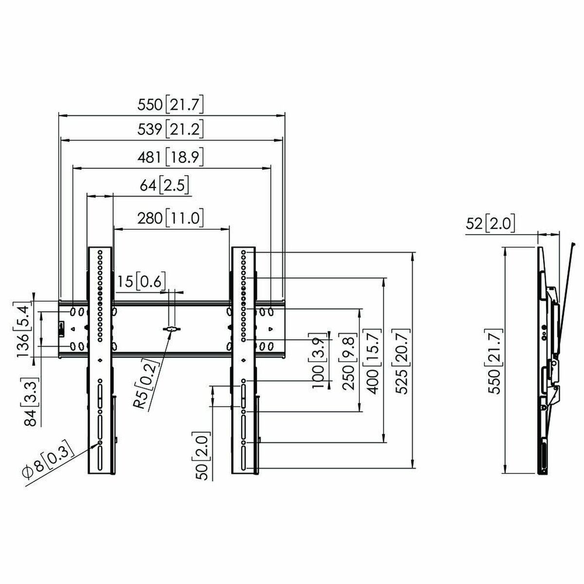 TV Mount Vogel’s 7364100 65″ 43″ 75 Kg