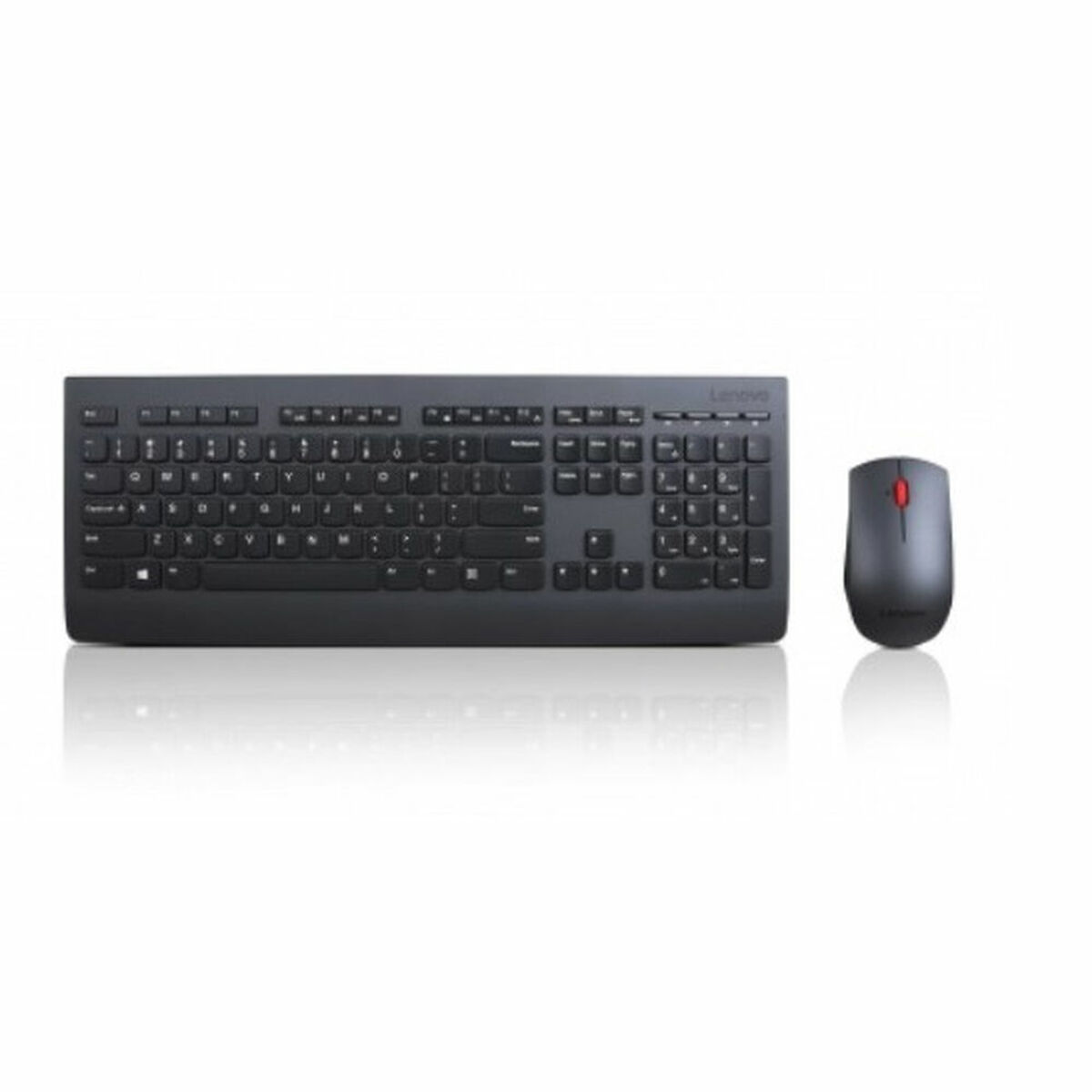 Keyboard and Wireless Mouse Lenovo 4X30H56823 Black Spanish Spanish Qwerty Keyboard and Wireless Mouse Lenovo 4X30H56823 Black Spanish Spanish Qwerty