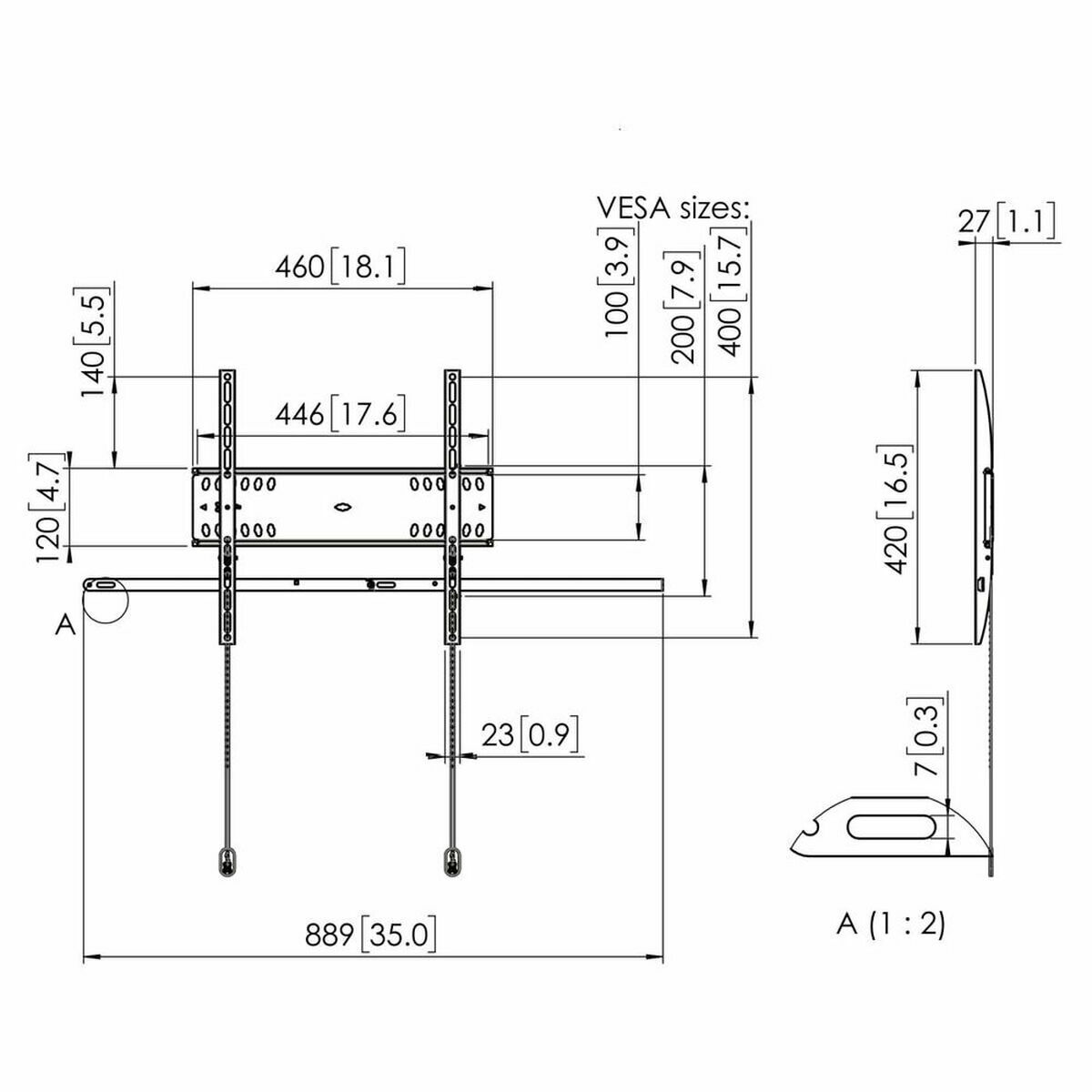 TV Mount Vogel’s 7045000 55″ 50 kg