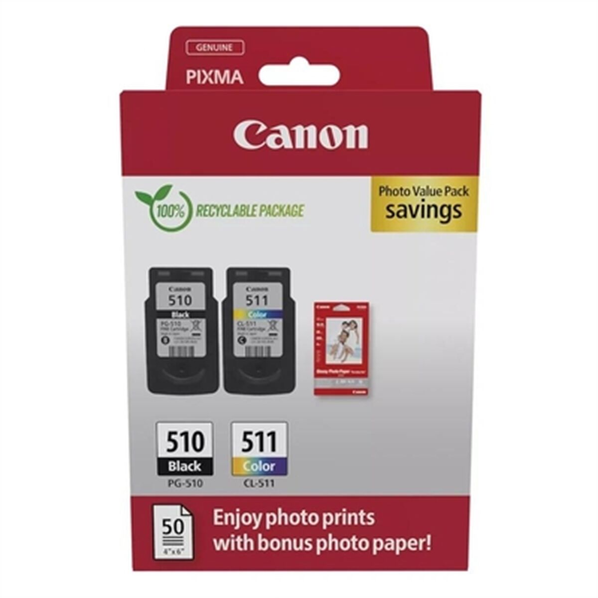 Original Ink Cartridge Canon 2970B017 Multicolour Original Ink Cartridge Canon 2970B017 Multicolour