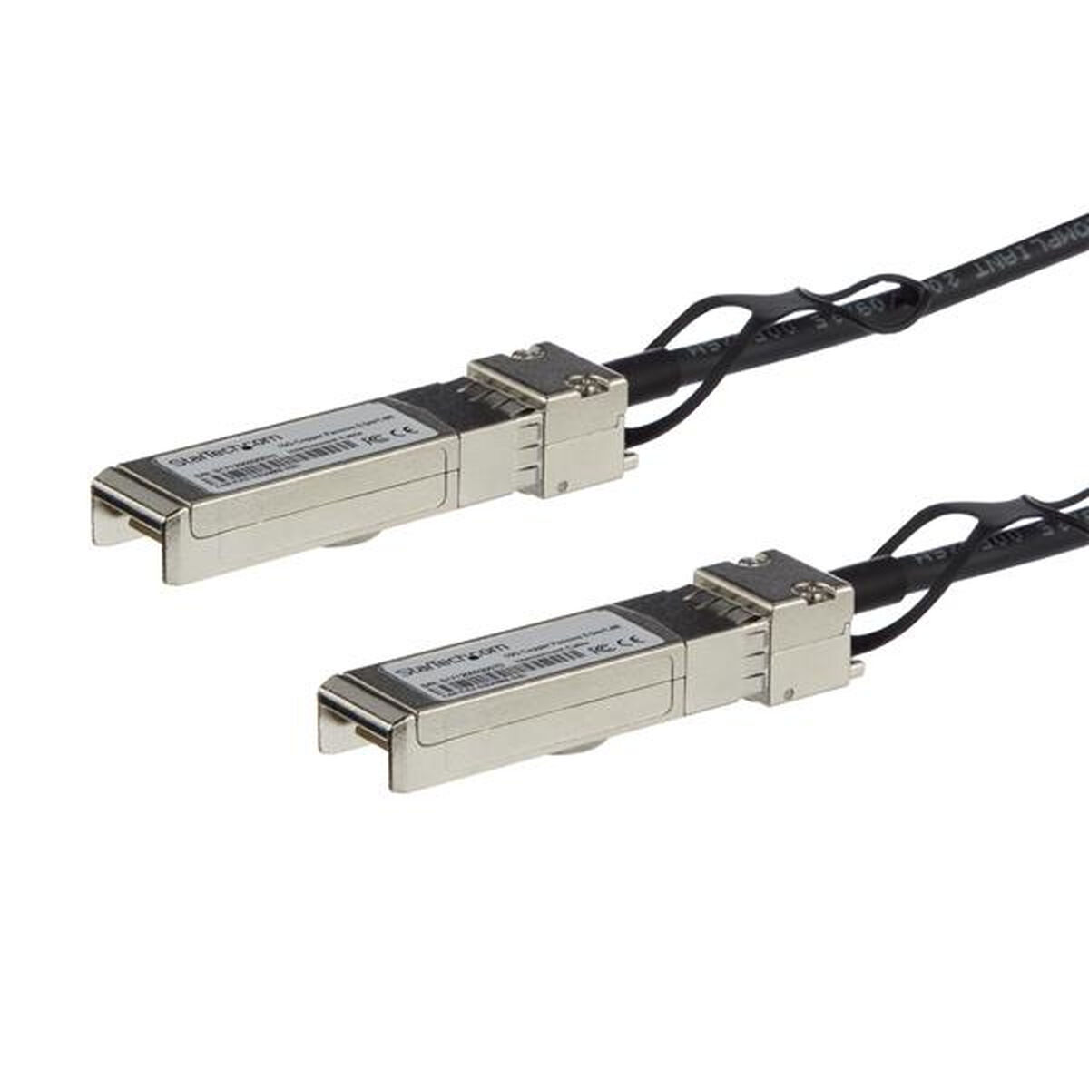 UTP Category 6 Rigid Network Cable Startech SFP10GPC1M Black 1 m UTP Category 6 Rigid Network Cable Startech SFP10GPC1M Black 1 m