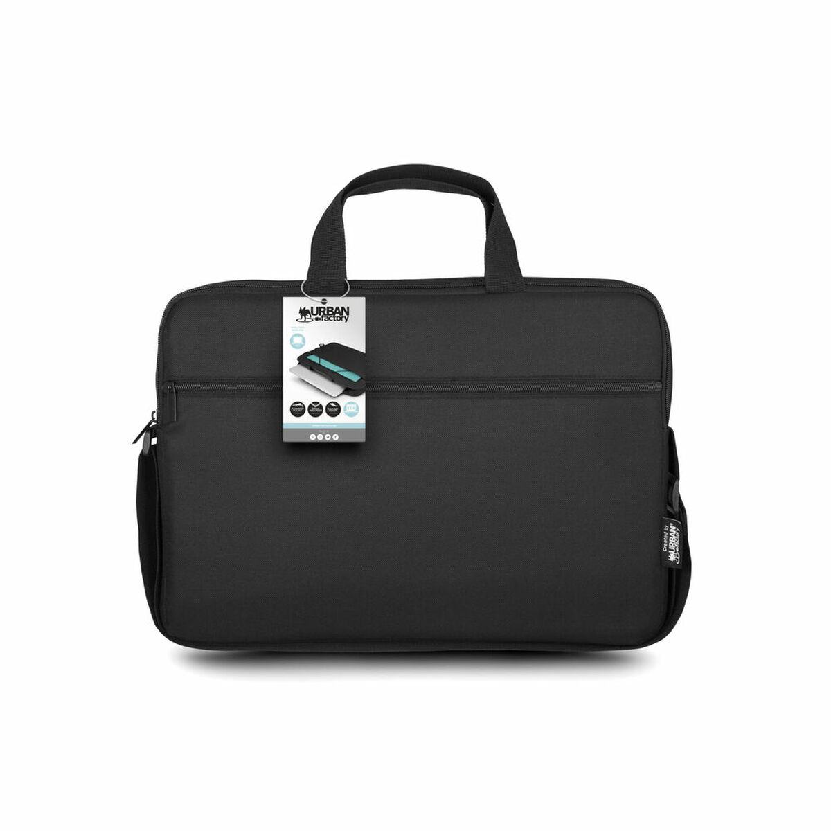 Laptop Case Urban Factory 3760170859309 Black 15,6″ 15.6″