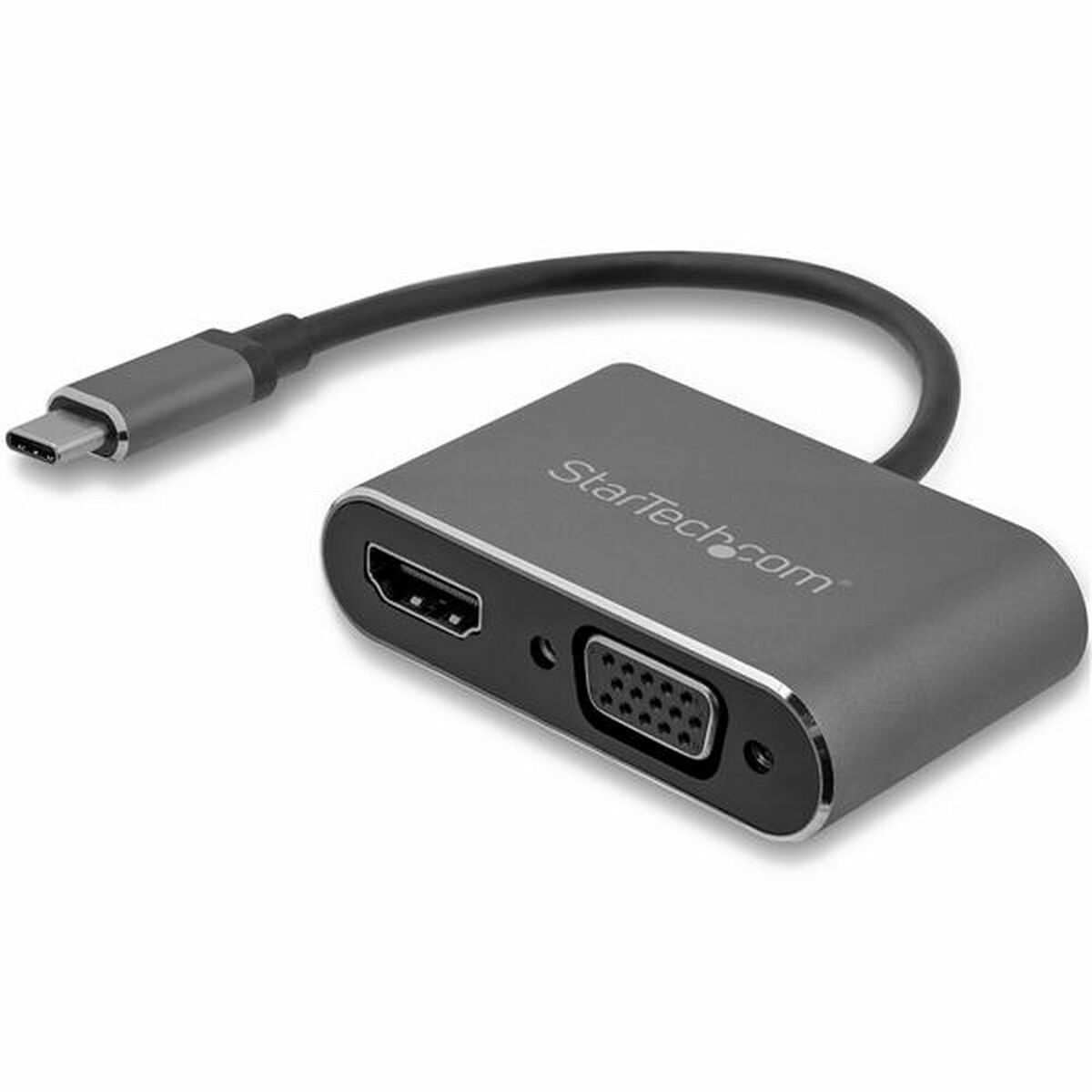 USB C to VGA/HDMI Adapter Startech CDP2HDVGA Black USB C to VGA/HDMI Adapter Startech CDP2HDVGA Black