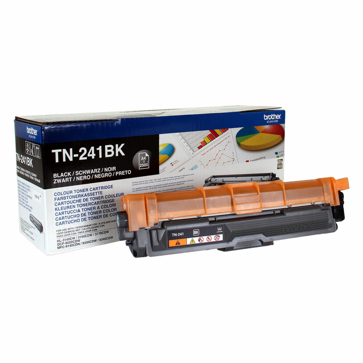 Original Ink Cartridge Brother TN241BK Black Original Ink Cartridge Brother TN241BK Black