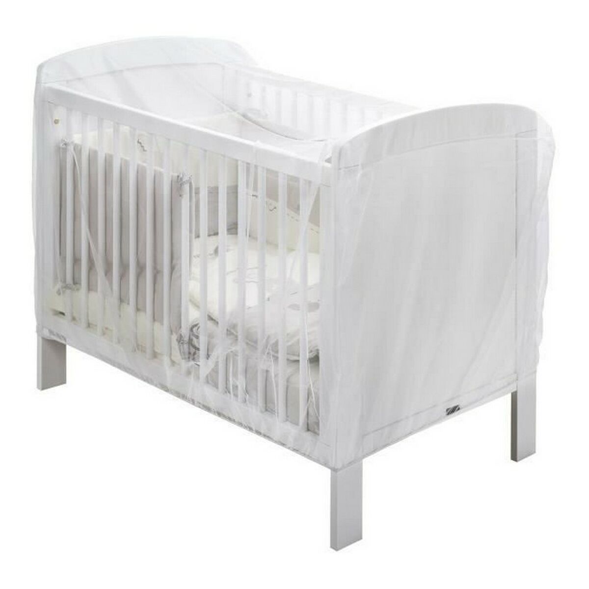 Cot mosquito net ThermoBaby 2130201 70 x 140 cm 60 x 120 cm Flexible and adaptable White Cot mosquito net ThermoBaby 2130201 70 x 140 cm 60 x 120 cm Flexible and adaptable White