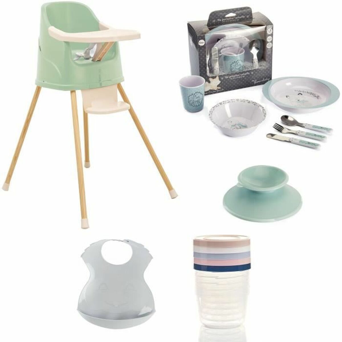 Highchair ThermoBaby Youpla Green Highchair ThermoBaby Youpla Green